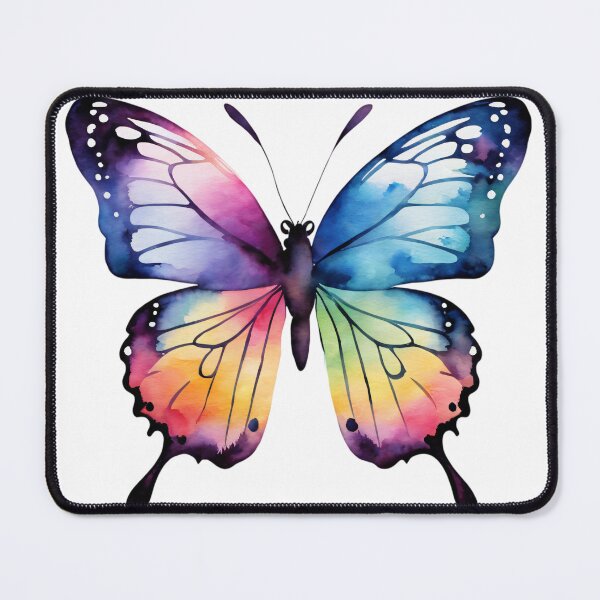 Item preview, Beautiful Watercolor Rainbow Monarch Butterfly designed and sold by Cawaiico.