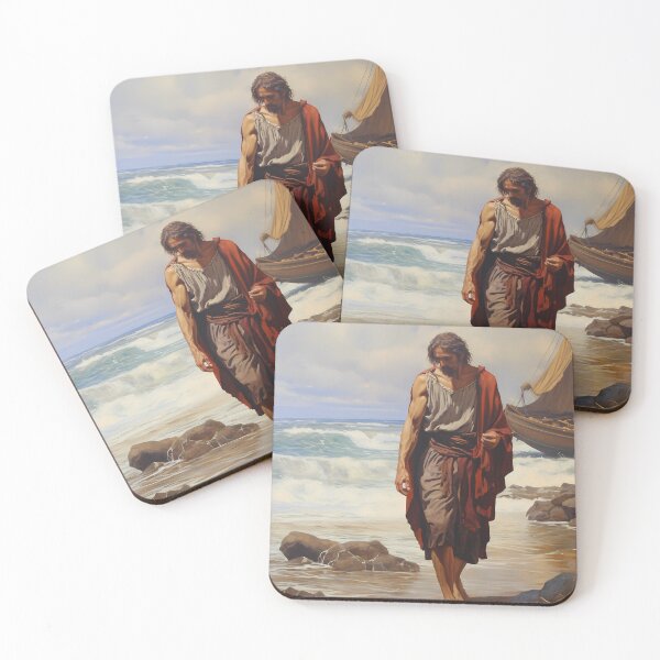 Item preview, Oddyseus Arrives On The Shores Of Ithaca designed and sold by TalosGallery.
