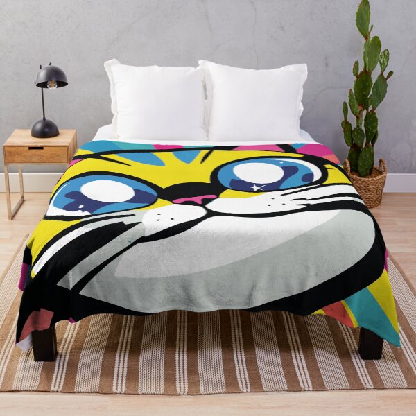 Item preview, funny Colorful Cat Face, best gift for cat lover national cat day 2023 designed and sold by BEE-CREATIVO.