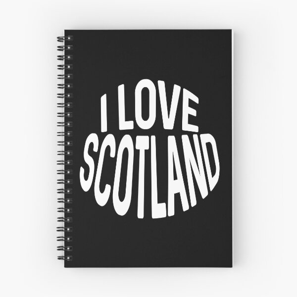 Item preview, I LOVE SCOTLAND White Colour Typography Design designed and sold by MacPean.