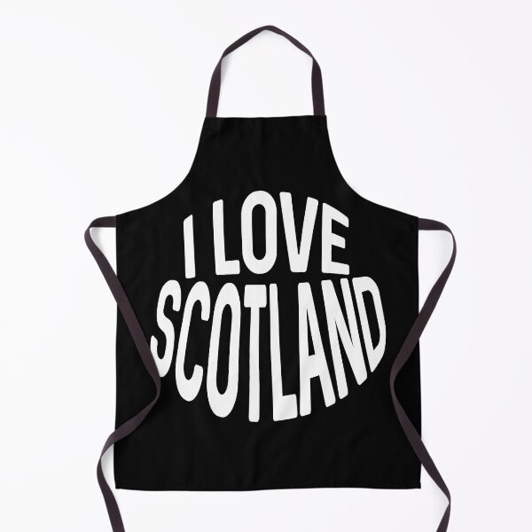 Item preview, I LOVE SCOTLAND White Colour Typography Design designed and sold by MacPean.