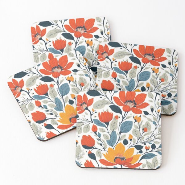 Item preview, Flower Template Scandinavian Style 021 designed and sold by Alexis Art Collection.