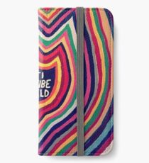 Anti-Schlechter-Vibe-Schild iPhone Flip-Case/Hülle/Klebefolie