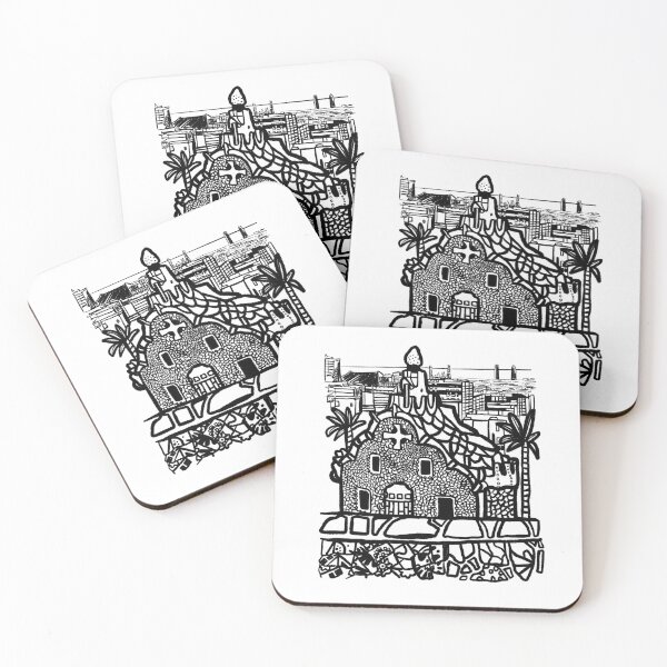 Item preview, Barcelona park guell Spain travel Europe Barcelona city  designed and sold by Tropical Blood.