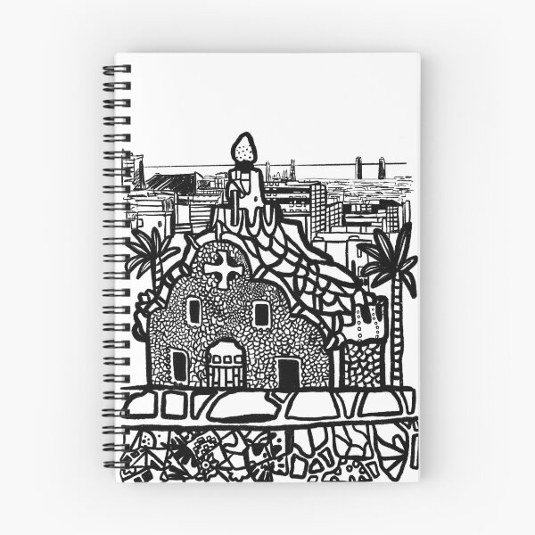 Item preview, Barcelona park guell Spain travel Europe Barcelona city  designed and sold by Tropical Blood.