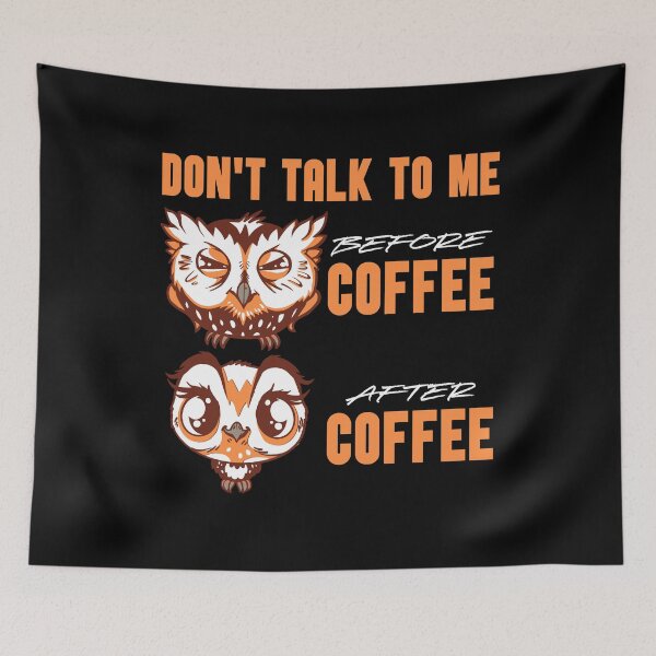 Item preview, Coffee Owl designed and sold by EmmiFoxDesigns.