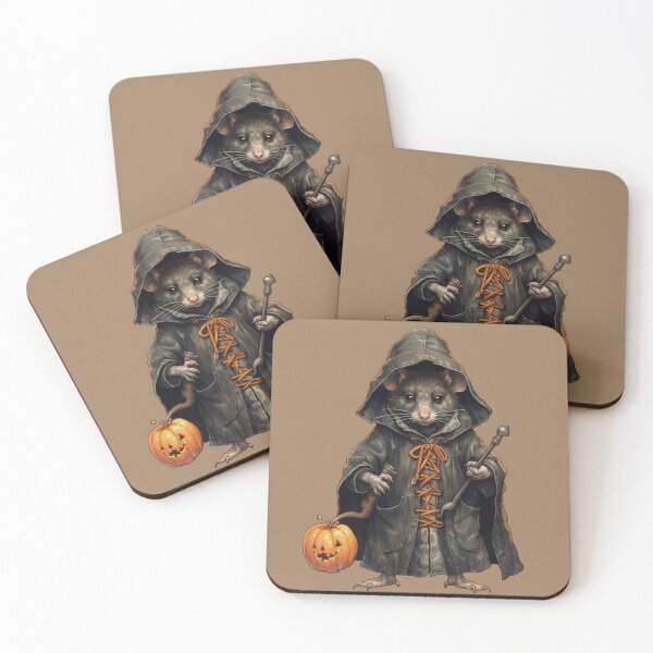 Item preview, "Spooky Rat Magician with Pumpkin Halloween Costume" designed and sold by GhostGolden.