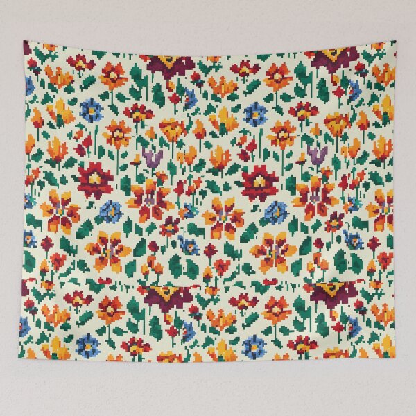 Item preview, textile and wallpaper patterns. a printable digital illustration work. floral print designs. designed and sold by APHIDAT-TA.