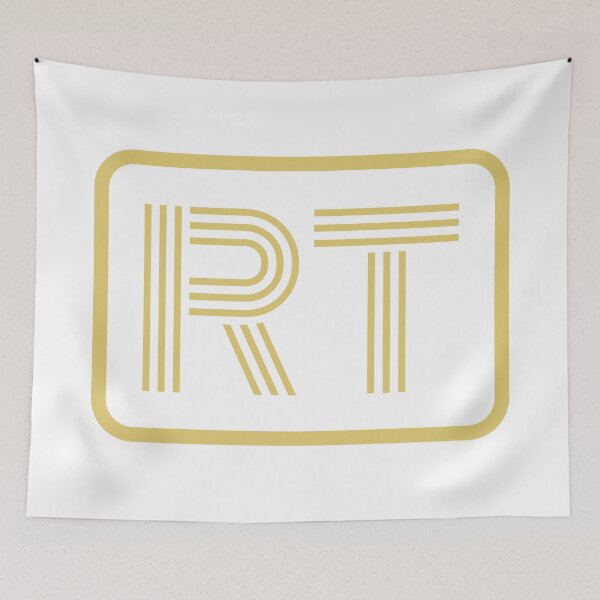 Item preview, RT Initials Gold Geometric Letters designed and sold by Jeallan Designs.