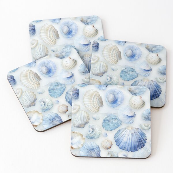 Item preview, Coastal ocean seashells  designed and sold by Inktown.