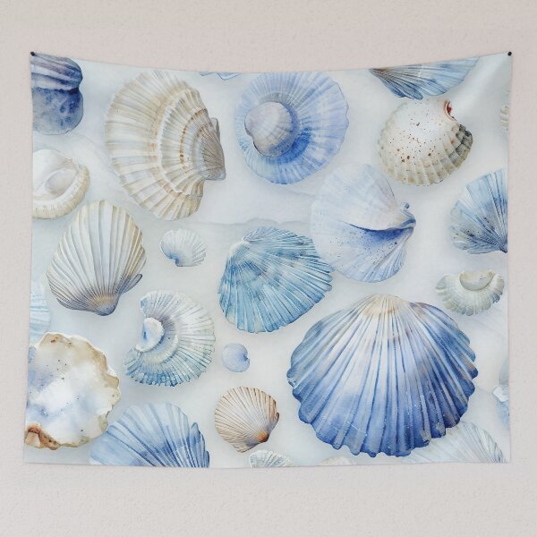 Item preview, Coastal ocean seashells  designed and sold by Inktown.