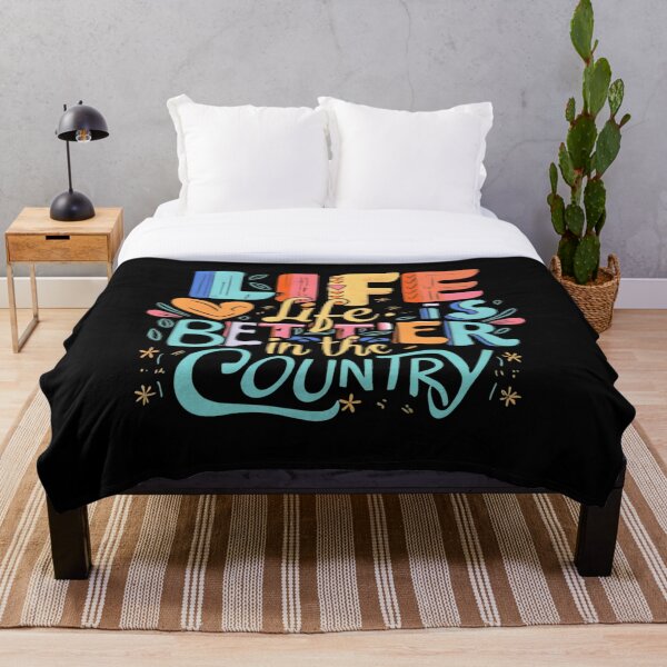 Item preview, Life Is Better In The Country, Colorful Designed  designed and sold by RiffRaffGraffix.