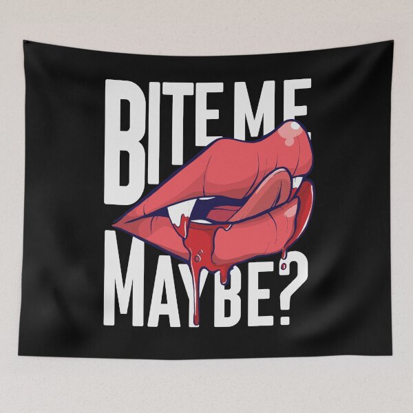 Item preview, Bite me maybe designed and sold by EmmiFoxDesigns.
