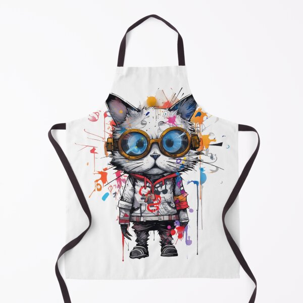 Item preview, Meow-tastic Art: A Purr-fect Blend of Urban Style & Elegance! designed and sold by Moisky Art.