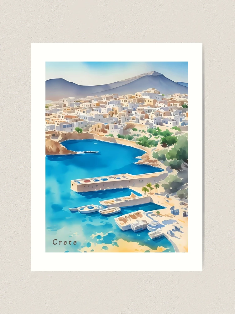 Kunstdruck for Sale mit KRETA Griechenland Griechische Traumerei Die Schonheit Kretas malen von sirtonine Redbubble