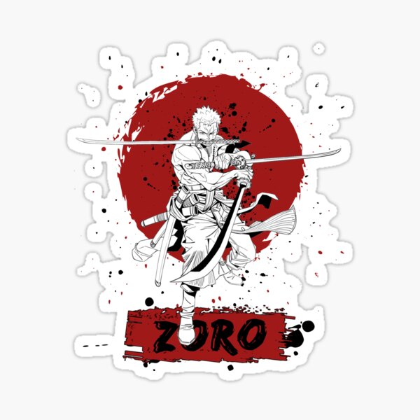 One Piece Sticker – Zoro – Acid Ink Designs