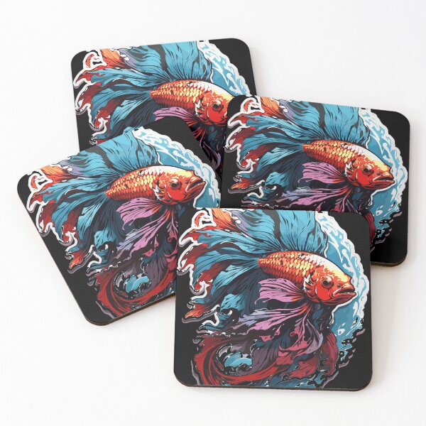 Item preview, Koi Betta Fish Portrait  designed and sold by Fenderbender00.