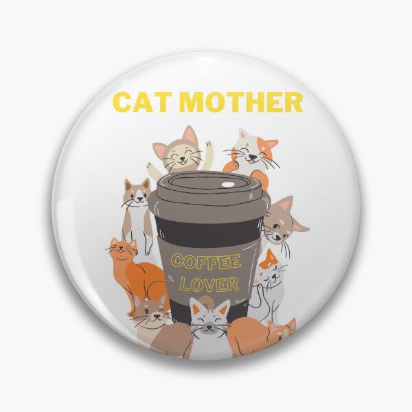 Item preview, Cat mother coffee lover funny design designed and sold by ModernAndFunky.