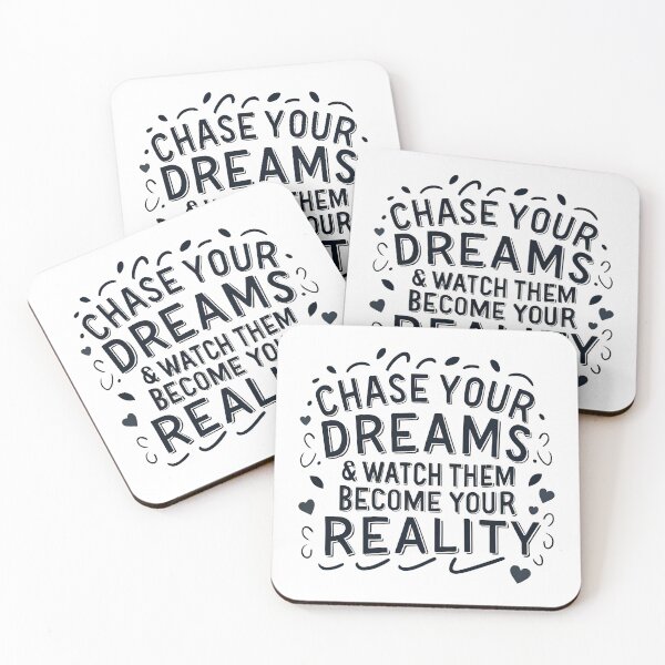Item preview, Dream Chasers: Typography Turning Dreams into Reality designed and sold by TYPOGraphy-101.