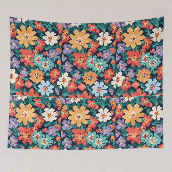 Item preview, textile and wallpaper patterns. a printable digital illustration work. floral print designs. designed and sold by APHIDAT-TA.