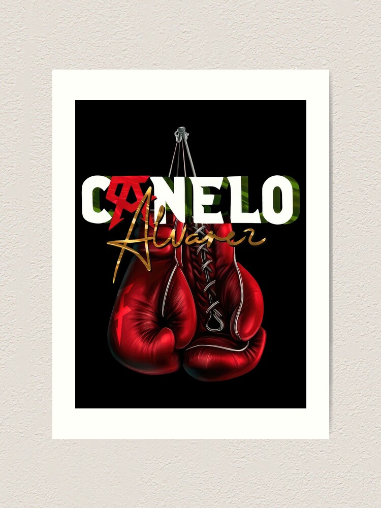 Canelo Alvarez Gloves Art Print