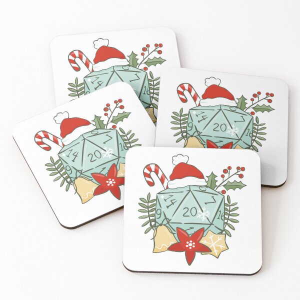 Item preview, Christmas D20 Dice designed and sold by sunburstrpg.