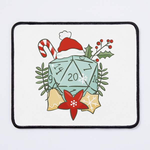Item preview, Christmas D20 Dice designed and sold by sunburstrpg.