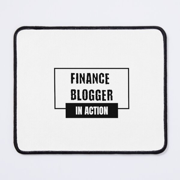 Item preview, finance blogger in action, content creator, occupation designed and sold by Work life.