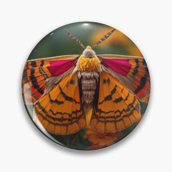 Artikelvorschau, Orange Camo Moth - Marigold Moth entworfen und verkauft von Glenburn Graphics.