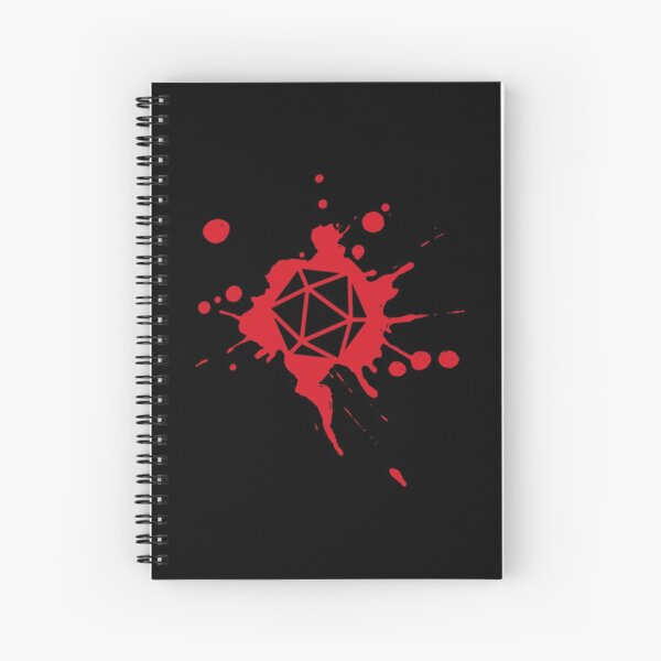 Item preview, D20 Dice Blood Splatter Tabletop RPG Gaming designed and sold by pixeptional.