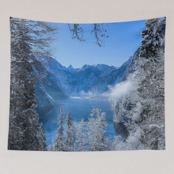 Item preview, Icy Winter Mountain designed and sold by tomorrowsart.