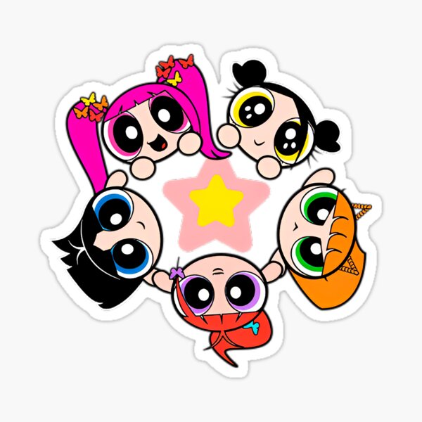 Vista previa del artículo con la obra «NewJeans x PowerPuff Girls Star», diseñado y vendido por 2Kiddo.