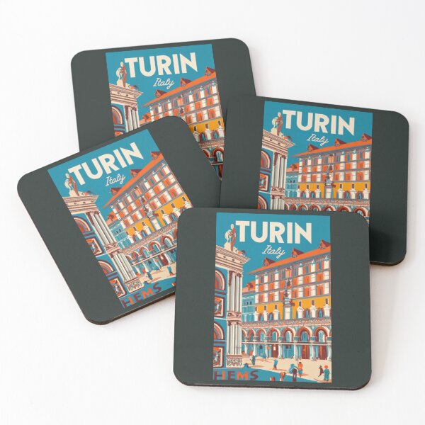 Item preview, A Vintage Travel Art of Turin - Italy  designed and sold by GoodOldVintage.
