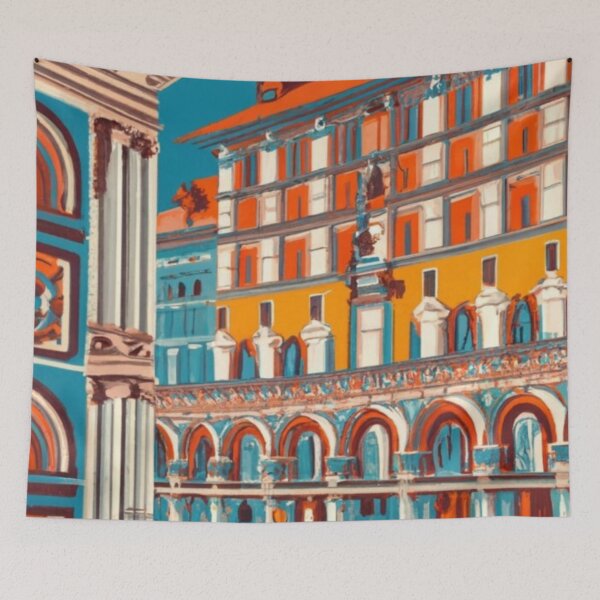 Item preview, A Vintage Travel Art of Turin - Italy  designed and sold by GoodOldVintage.