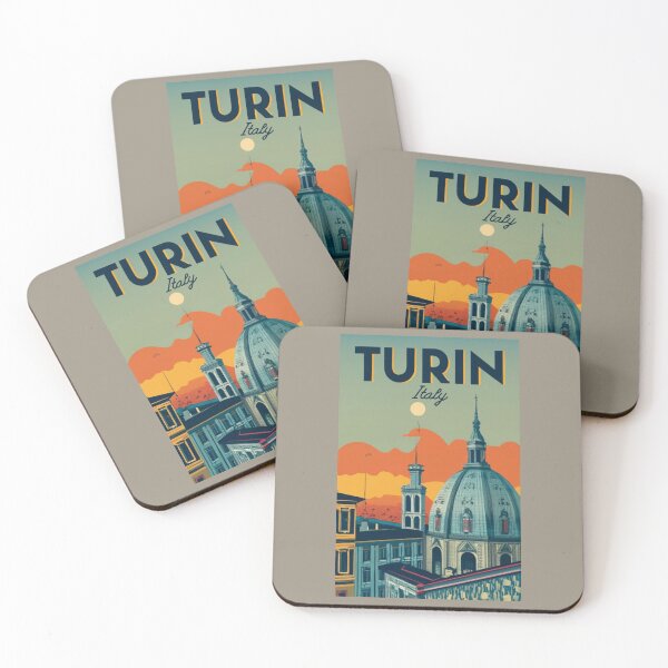 Item preview, A Vintage Travel Art of Turin - Italy  designed and sold by GoodOldVintage.