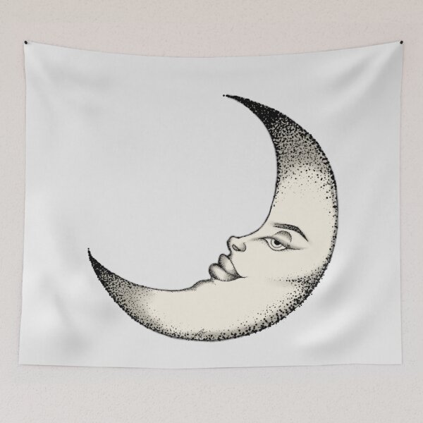 Item preview, Moon Face designed and sold by feeling-bleu.