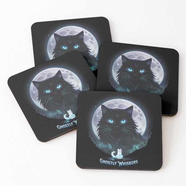 Item preview, Ghostly Whiskers! Halloween Design designed and sold by RuyaFab.