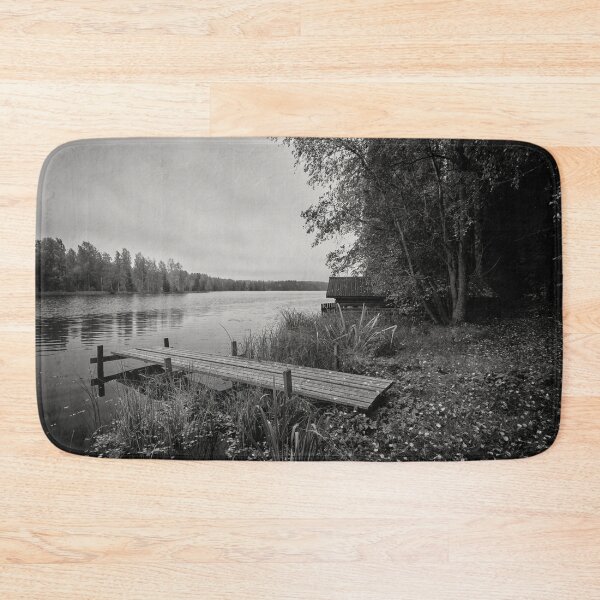 Item preview, By the lake one morning bw designed and sold by Jouko Lehto Photography.