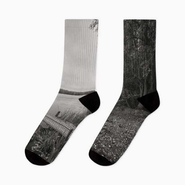 Item preview, By the lake one morning bw designed and sold by Jouko Lehto Photography.