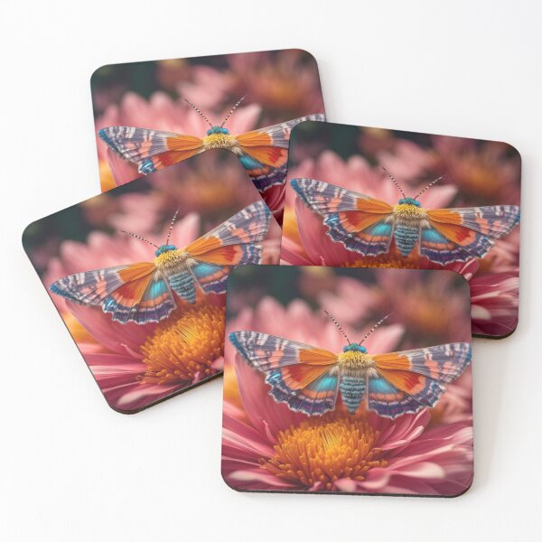 Artikelvorschau, Pink Mum Moth entworfen und verkauft von Glenburn Graphics.