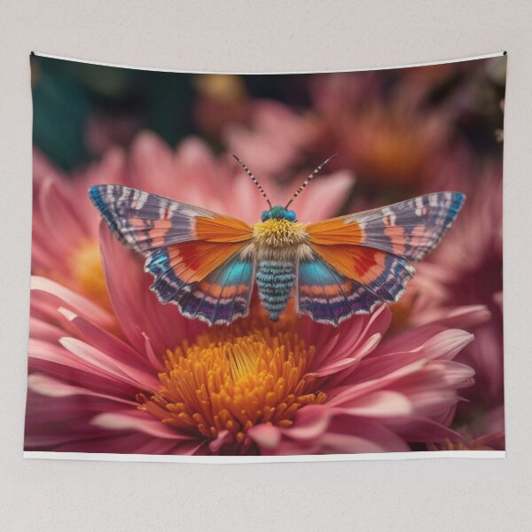 Artikelvorschau, Pink Mum Moth entworfen und verkauft von Glenburn Graphics.
