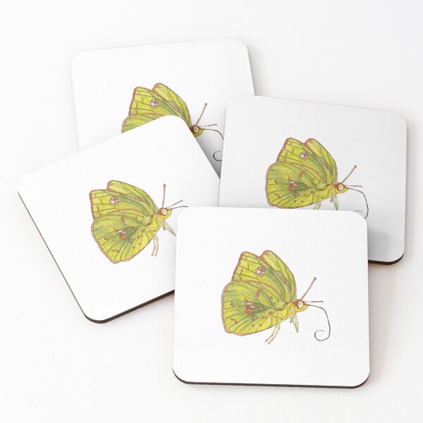 Item preview, Cloudless Sulphur Butterfly Watercolour designed and sold by RustyHen.