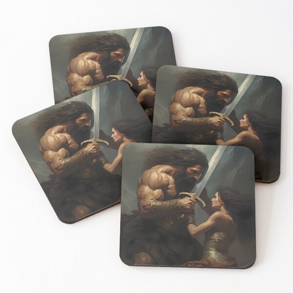 Item preview, Heracles vs. Hippolyta designed and sold by TalosGallery.