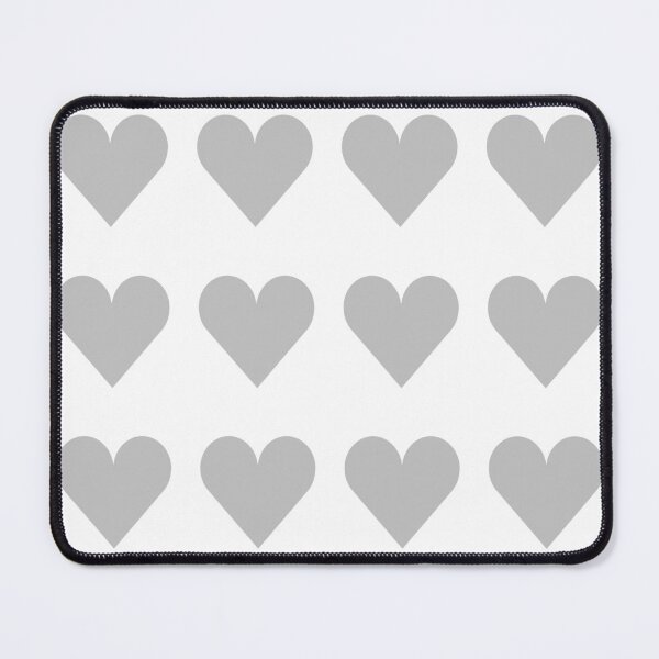 Item preview, Large SILVER GREY and WHITE LOVE HEARTS designed and sold by RachelMacht.