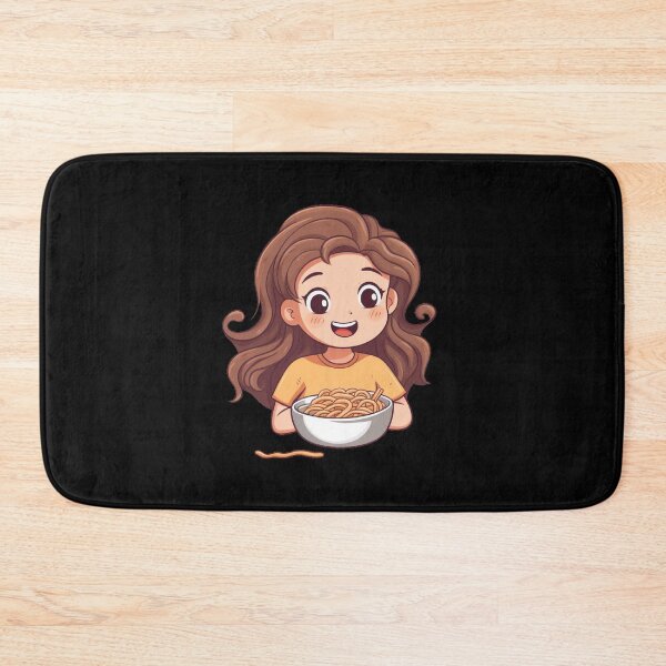 Item preview, Girl Eating Spaghetti designed and sold by LudwikeArts.