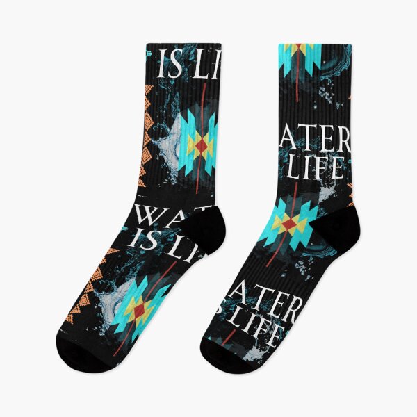 Item preview, Water Is Life Indigenous Motifs Colorful Nature Design designed and sold by EarthArtDesigns.