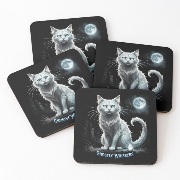 Item preview, Ghostly Whiskers! Halloween Design designed and sold by RuyaFab.