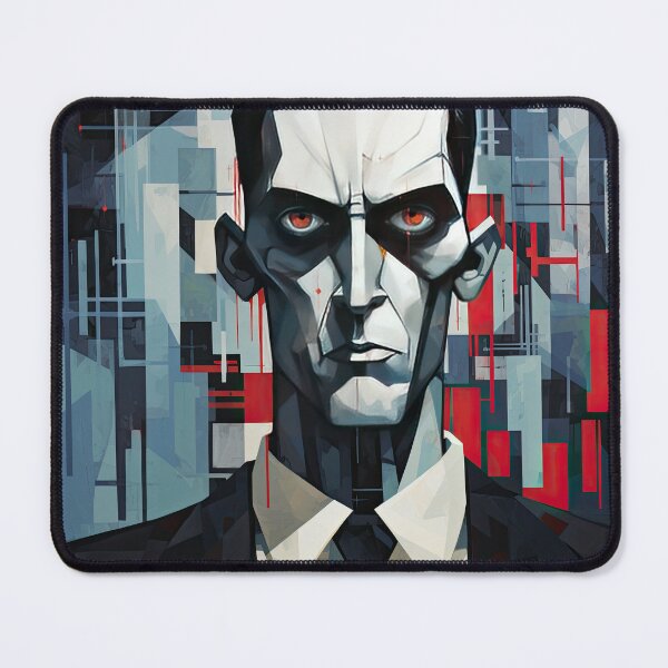 Item preview, Haunting Zombie Portrait Bauhaus Art designed and sold by ArtificialGenes.