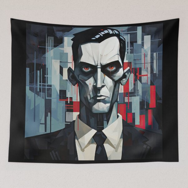 Item preview, Haunting Zombie Portrait Bauhaus Art designed and sold by ArtificialGenes.