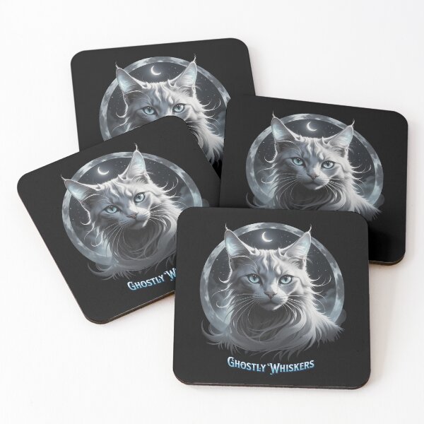 Item preview, Ghostly Whiskers! Halloween Design designed and sold by RuyaFab.